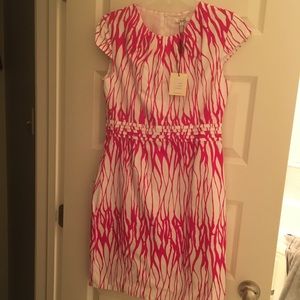 Pink/white dress